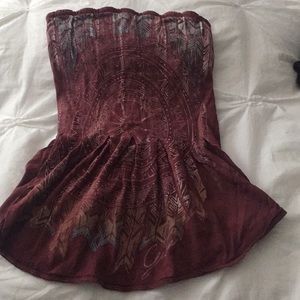 Boho tube top
